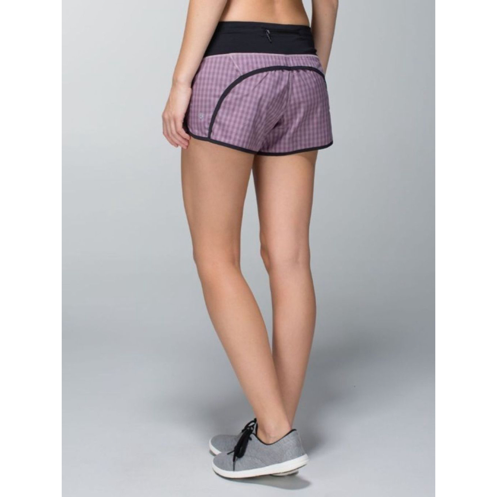 Lululemon Run Times Shorts 4 Way Stretch sz 6 Purple